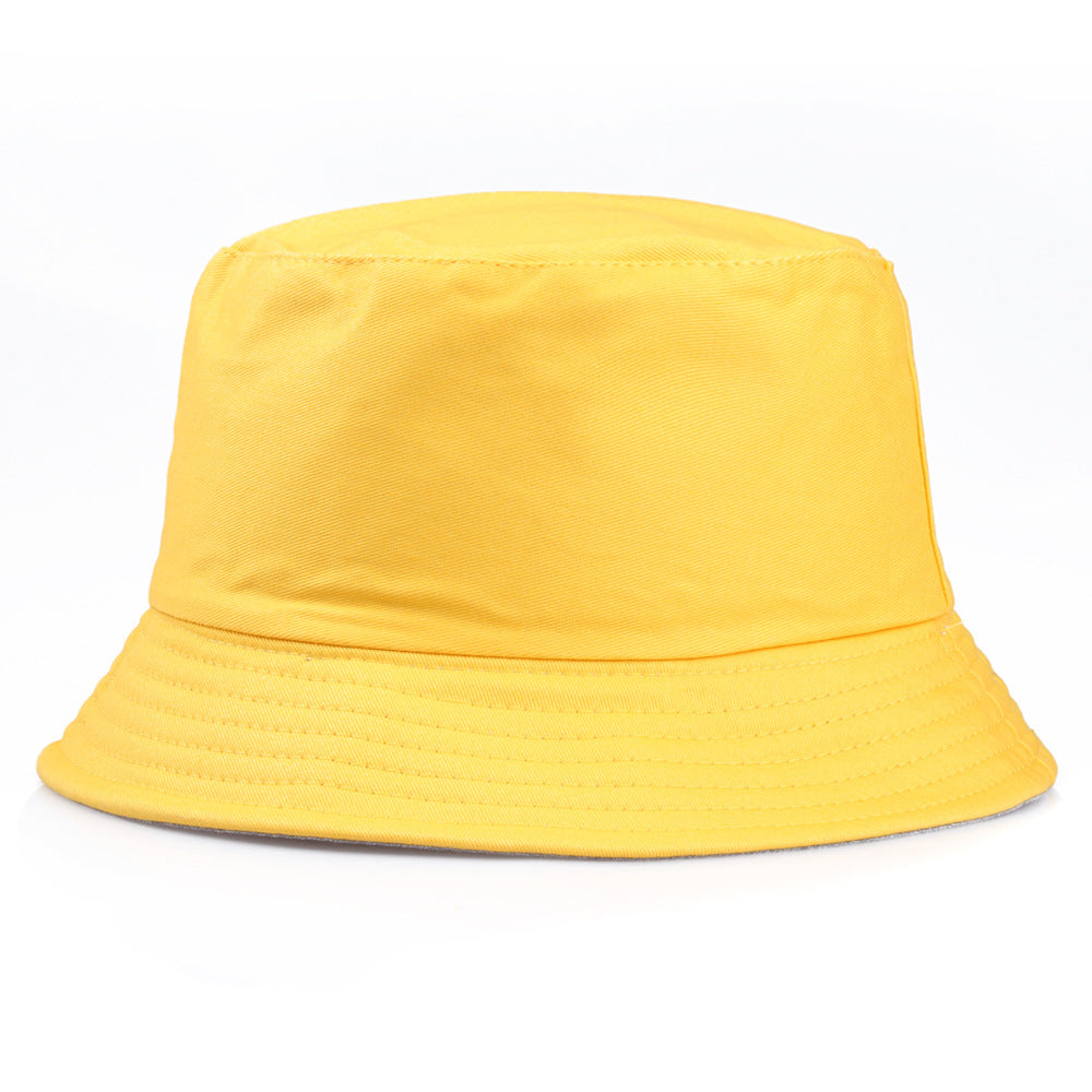 Wholesale Pure Cotton Solid Color Embroidered Logo Bucket Hat